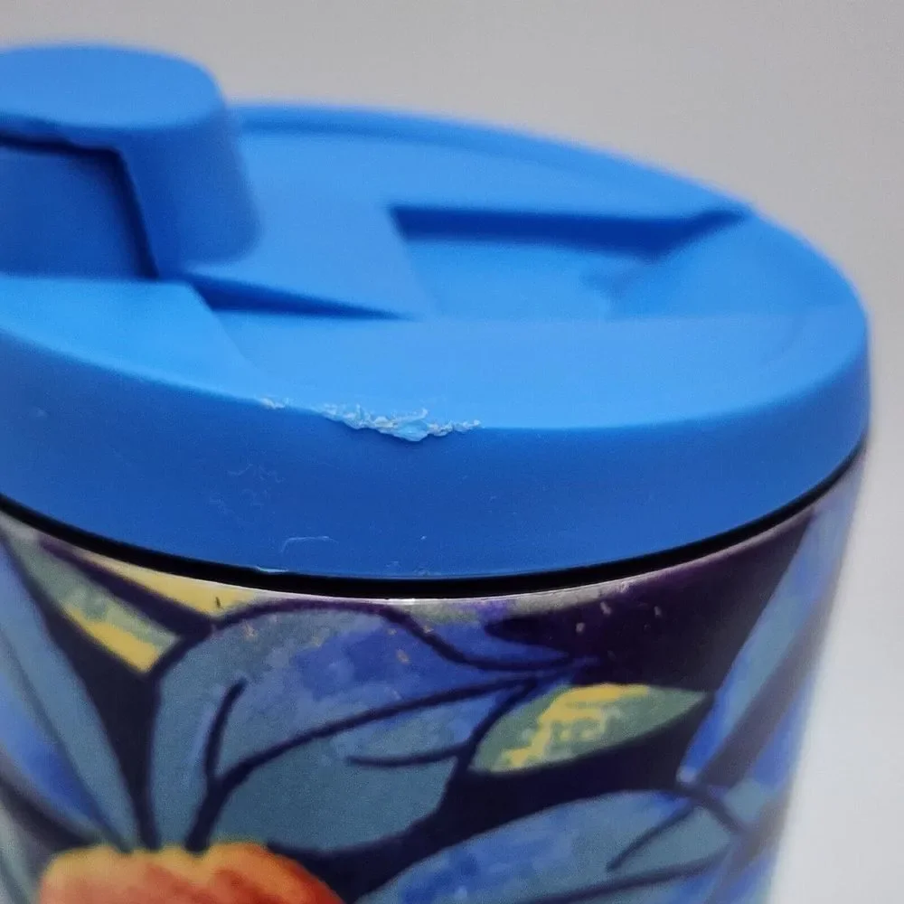 Dutch Brothers‎ Flight-Floral 28 oz Tumbler Tropical Habiscus Flowers Dble Wall